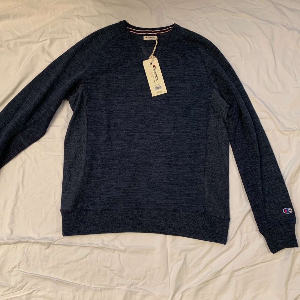 Navy Blue Champion Crewneck Sweatshirt